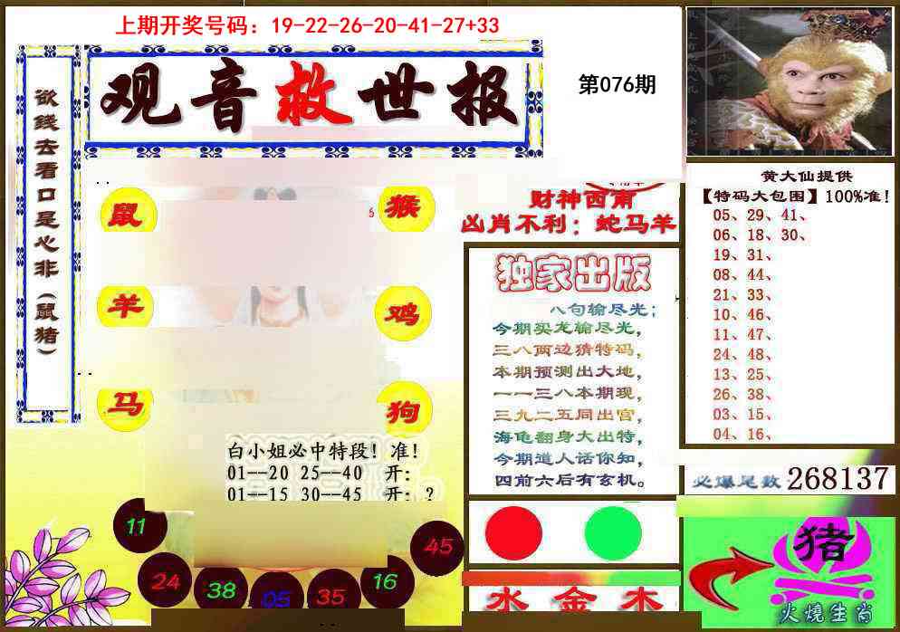 076期(另)观音救世密报[图]